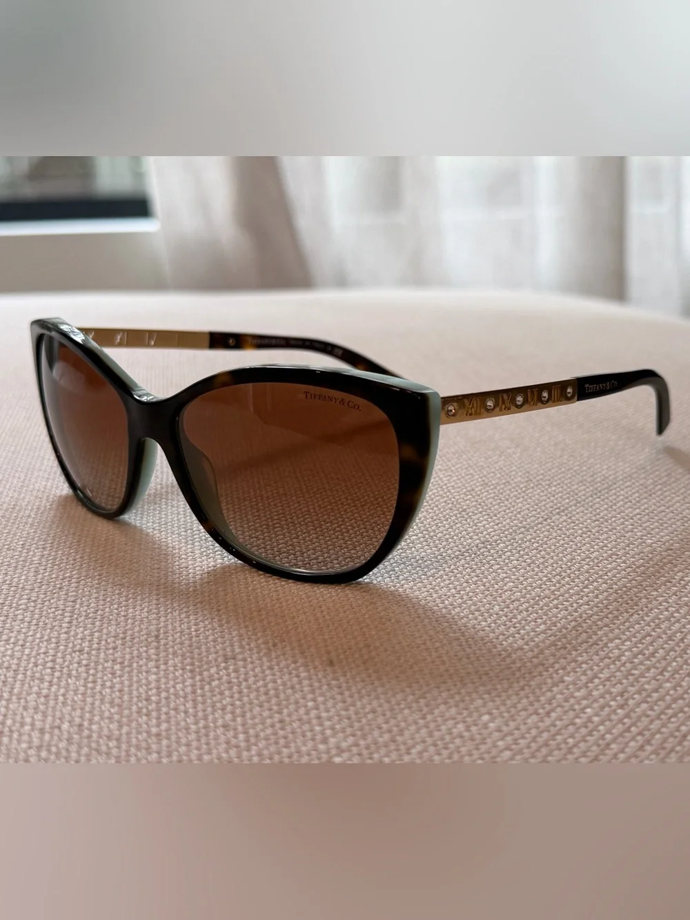 Tiffany & Co. Women’s Tortoiseshell Cat Eye Sunglasses